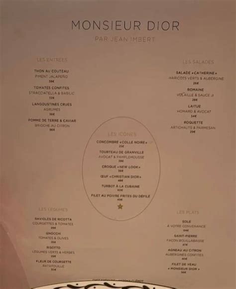 cafe dior paris reservations|dior restaurant paris menu.